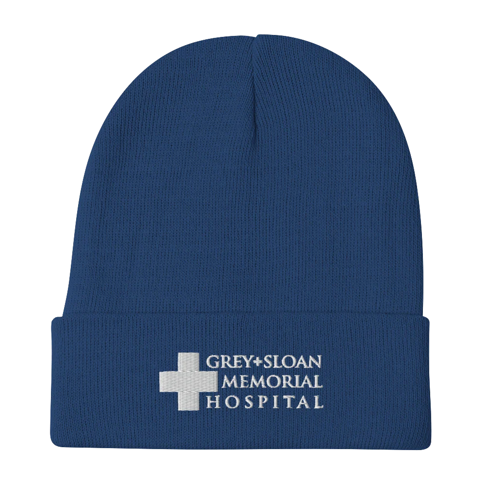 Grey's Anatomy Grey + Sloan Embroidered Beanie - Image 3