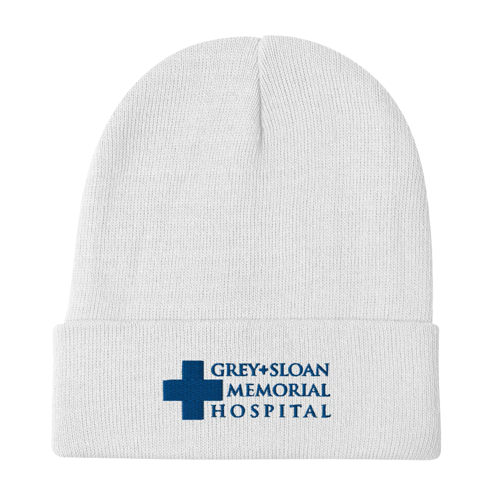 Grey's Anatomy Grey + Sloan Embroidered Beanie - Image 5