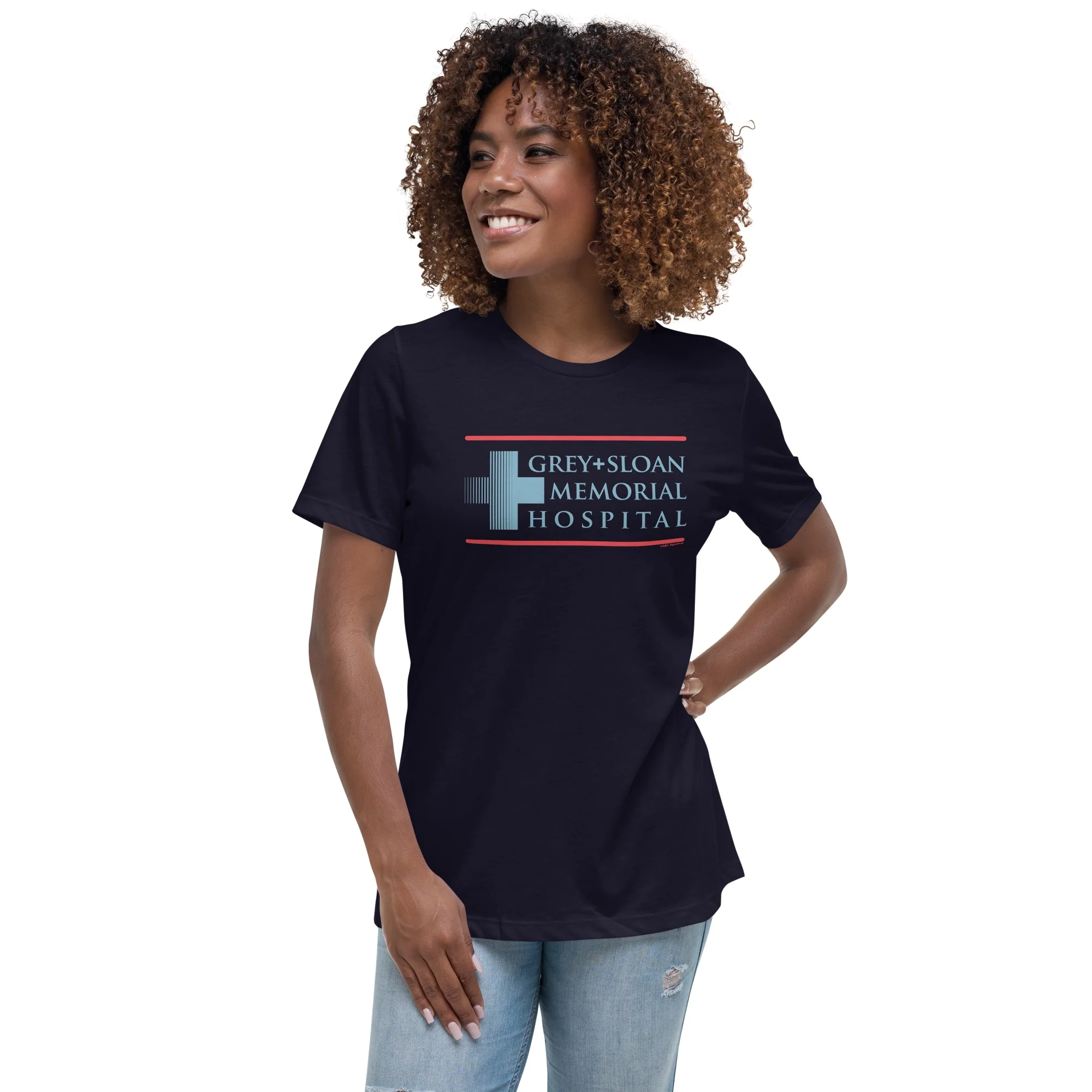 Grey's Anatomy Grey + Sloan Hospital Women's Relaxed T-Shirt - Image 2