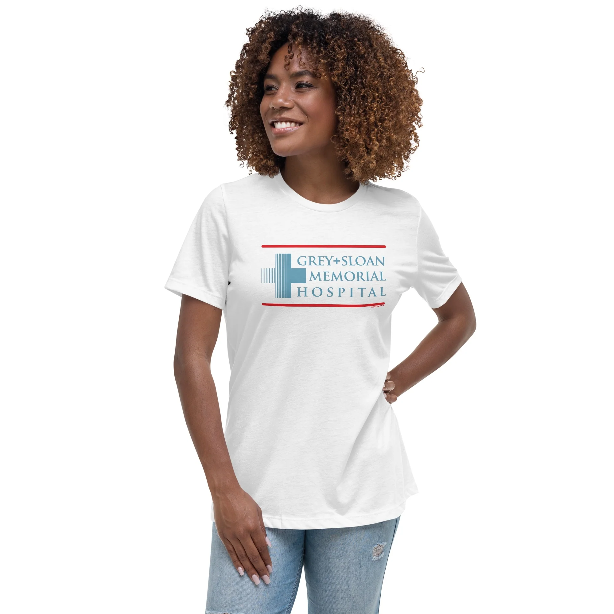 Grey's Anatomy Grey + Sloan Hospital Women's Relaxed T-Shirt - Image 4