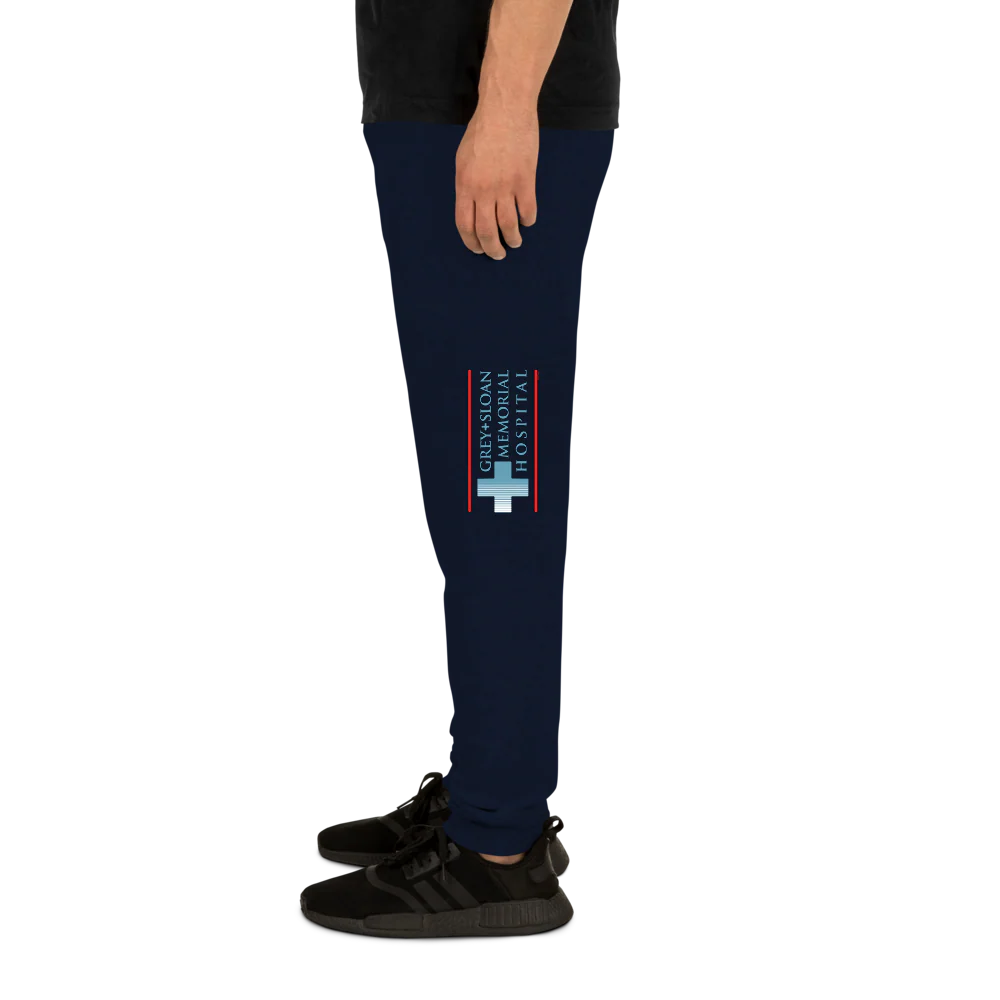 Grey's Anatomy Grey + Sloan Memorial Hospital Adult Fleece Joggers - Image 4