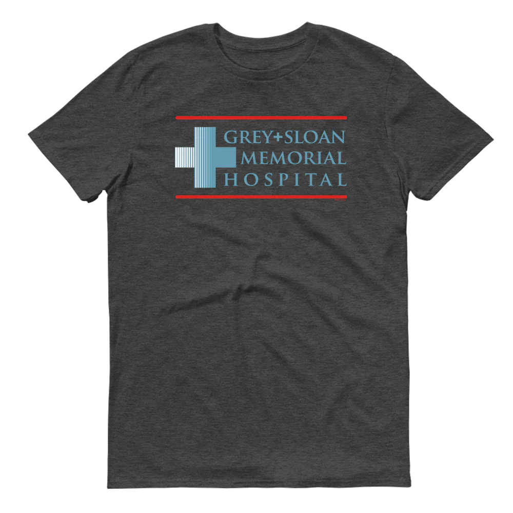 Grey's Anatomy Grey + Sloan Memorial Hospital Adult Short Sleeve T-Shirt - Image 4