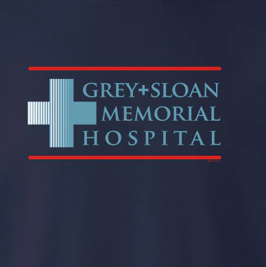 Grey's Anatomy Grey + Sloan Memorial Hospital Crewneck Sweatshirt - Image 2