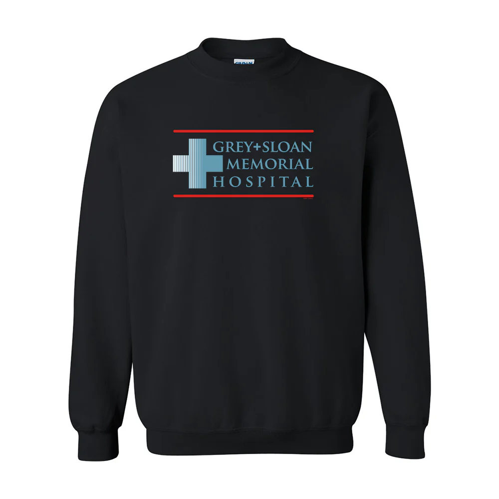 Grey's Anatomy Grey + Sloan Memorial Hospital Crewneck Sweatshirt - Image 3