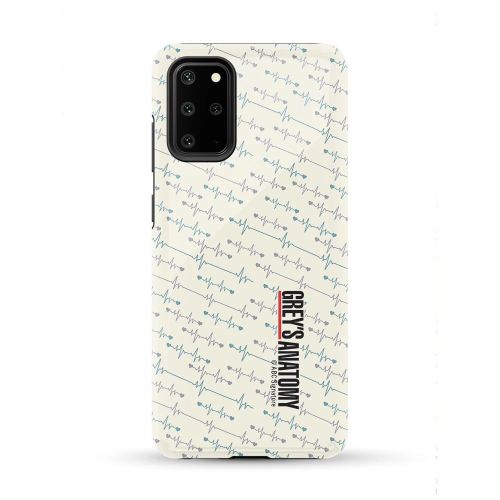 Grey's Anatomy Heartbeat Logo Tough Phone Case - Image 3