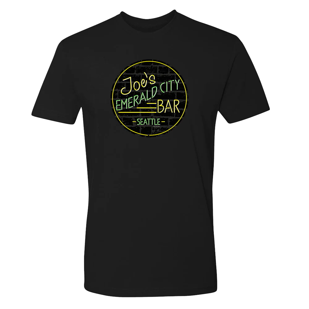 Grey's Anatomy Joe's Emerald City Bar Adult Short Sleeve T-Shirt - Image 2