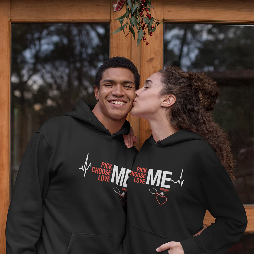 Grey's Anatomy Pick Me, Choose Me, Love Me Fleece Hooded Sweatshirt - Image 3