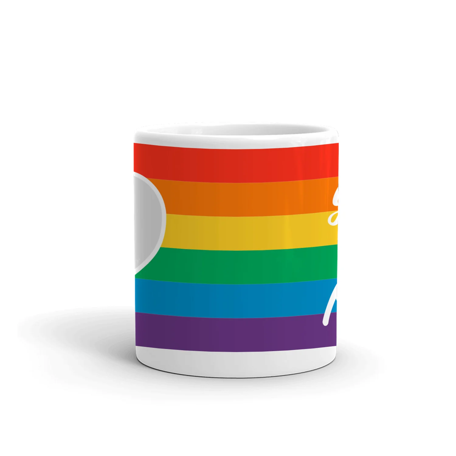 Grey's Anatomy Rainbow You're My Person Personalized White Mug - Image 4