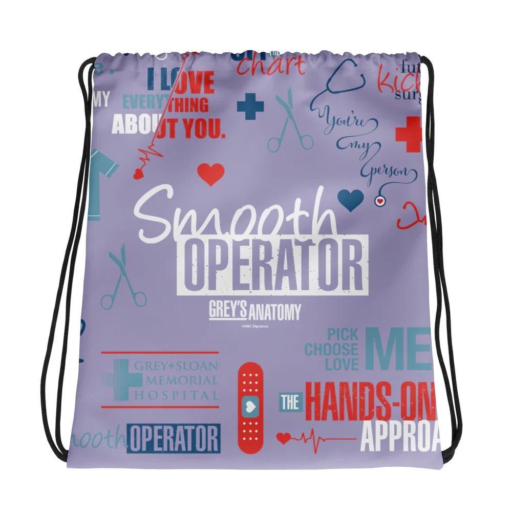 Grey's Anatomy Smooth Operator Drawstring Bag - Image 2