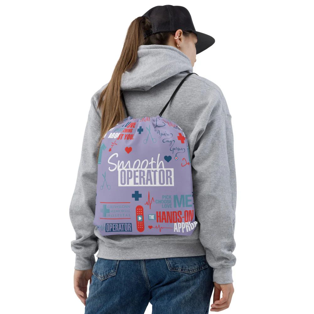 Grey's Anatomy Smooth Operator Drawstring Bag - Image 3