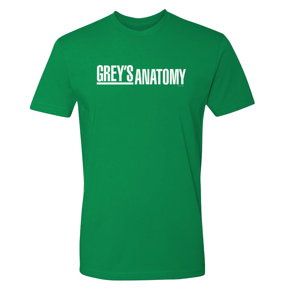 Grey's Anatomy St. Patrick's Day Logo Adult Short Sleeve T-Shirt