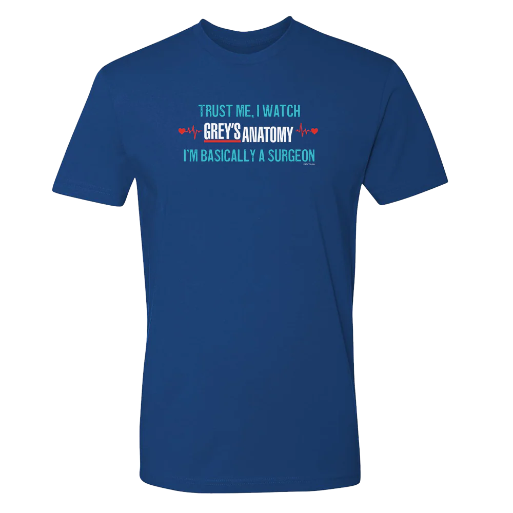 Grey's Anatomy Trust Me Adult Short Sleeve T-Shirt - Image 3