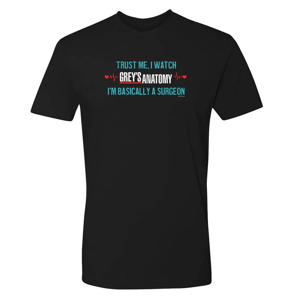 Grey's Anatomy Trust Me Adult Short Sleeve T-Shirt - Image 5