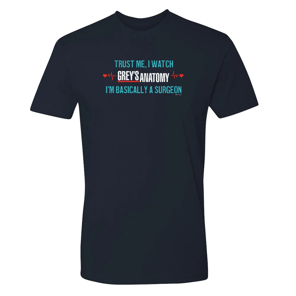 Grey's Anatomy Trust Me Adult Short Sleeve T-Shirt - Image 6