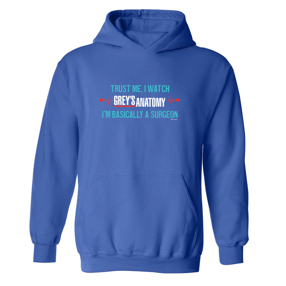 Grey's Anatomy Trust Me Fleece Hooded Sweatshirt - Image 3