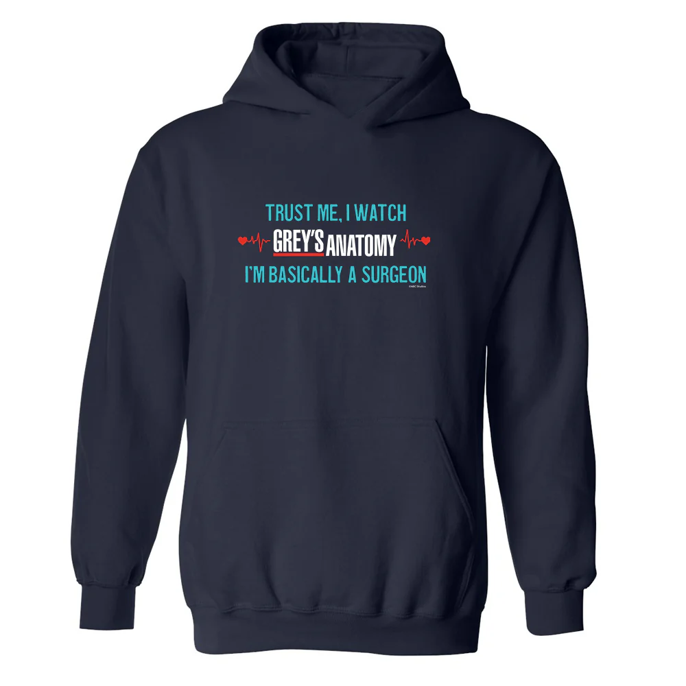 Grey's Anatomy Trust Me Fleece Hooded Sweatshirt - Image 4