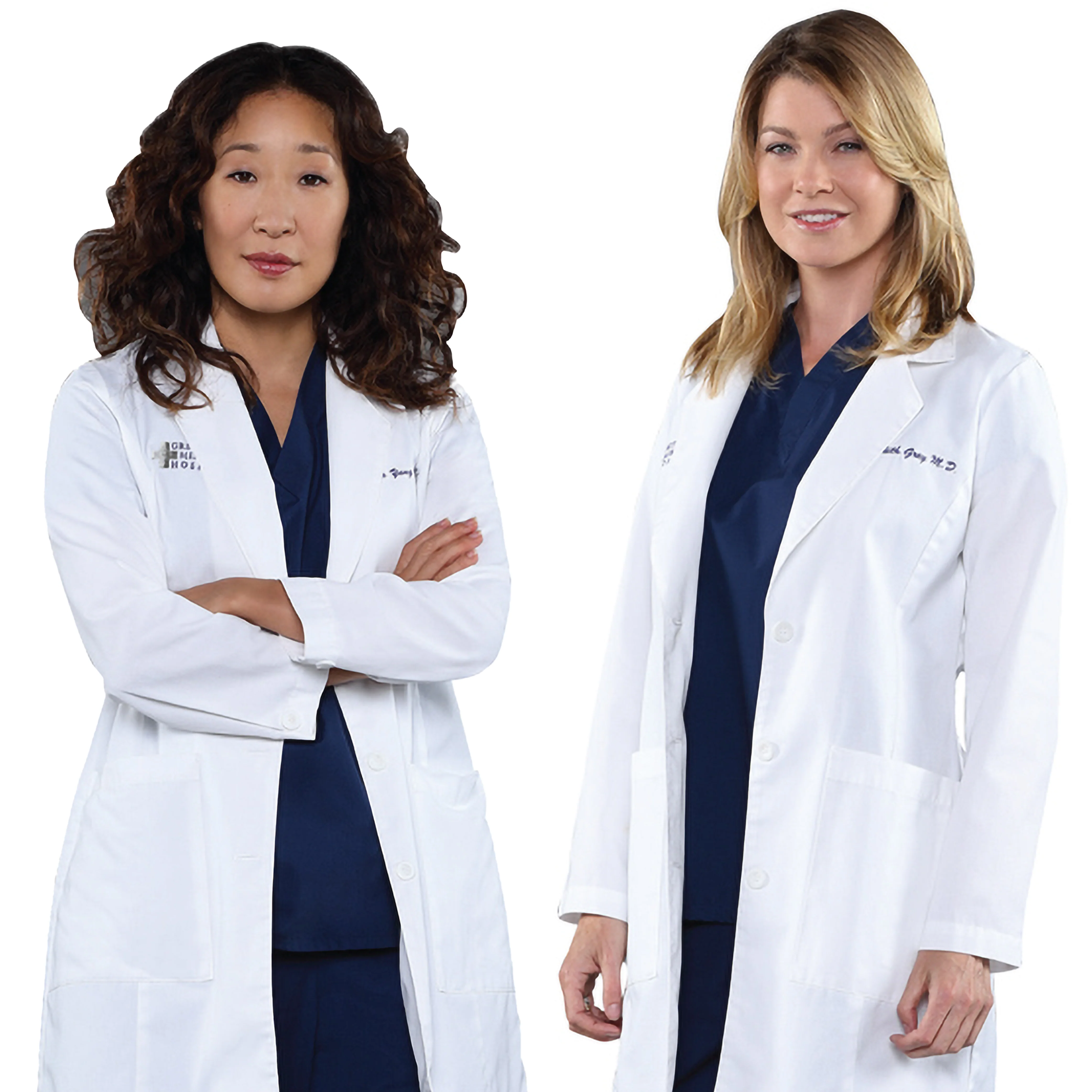 Grey's Anatomy Cristina and Meredith Cardboard Cutout Standees 2 Piece Bundle - Image 2