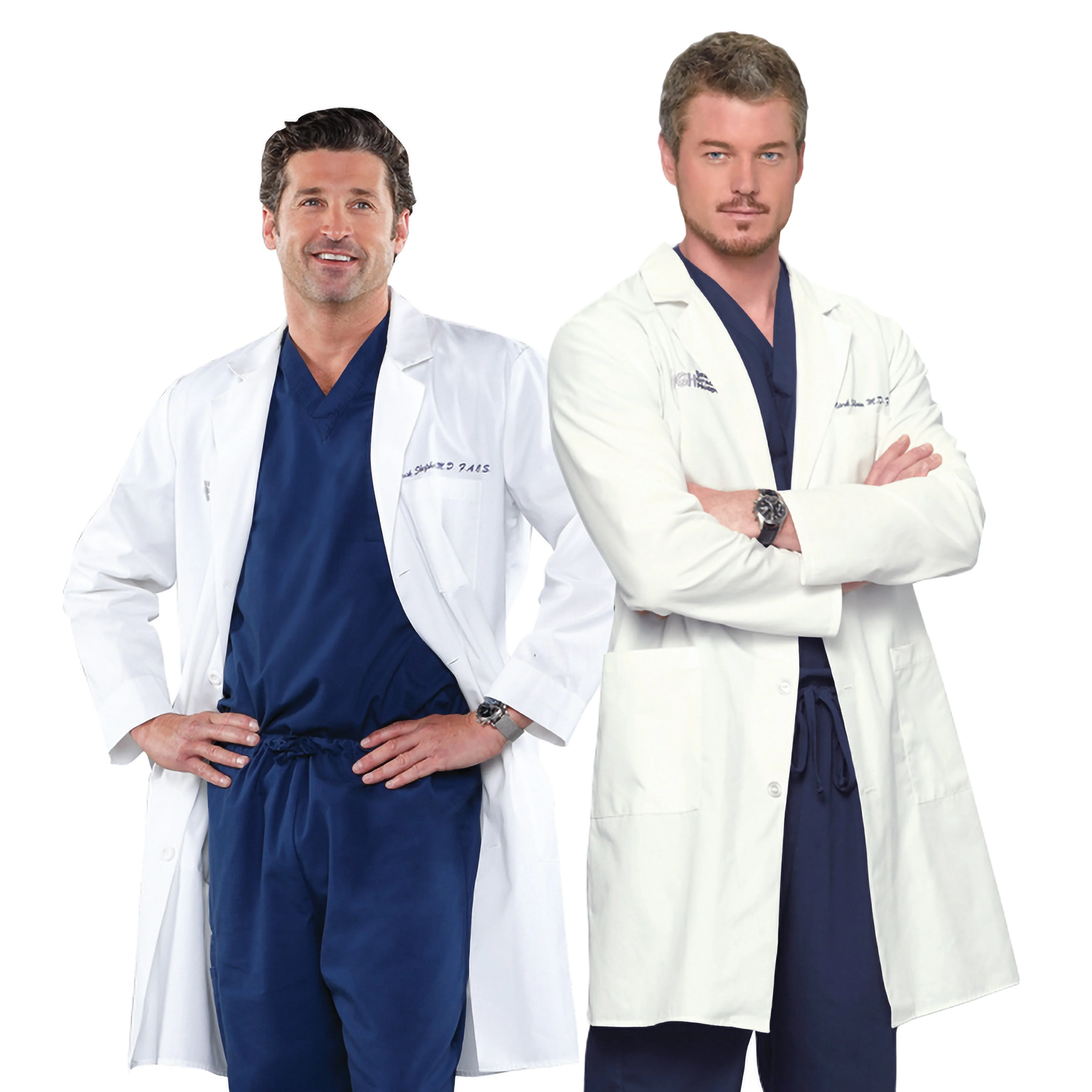 Grey's Anatomy Derek and Mark Cardboard Cutout Standees 2 Piece Bundle - Image 2