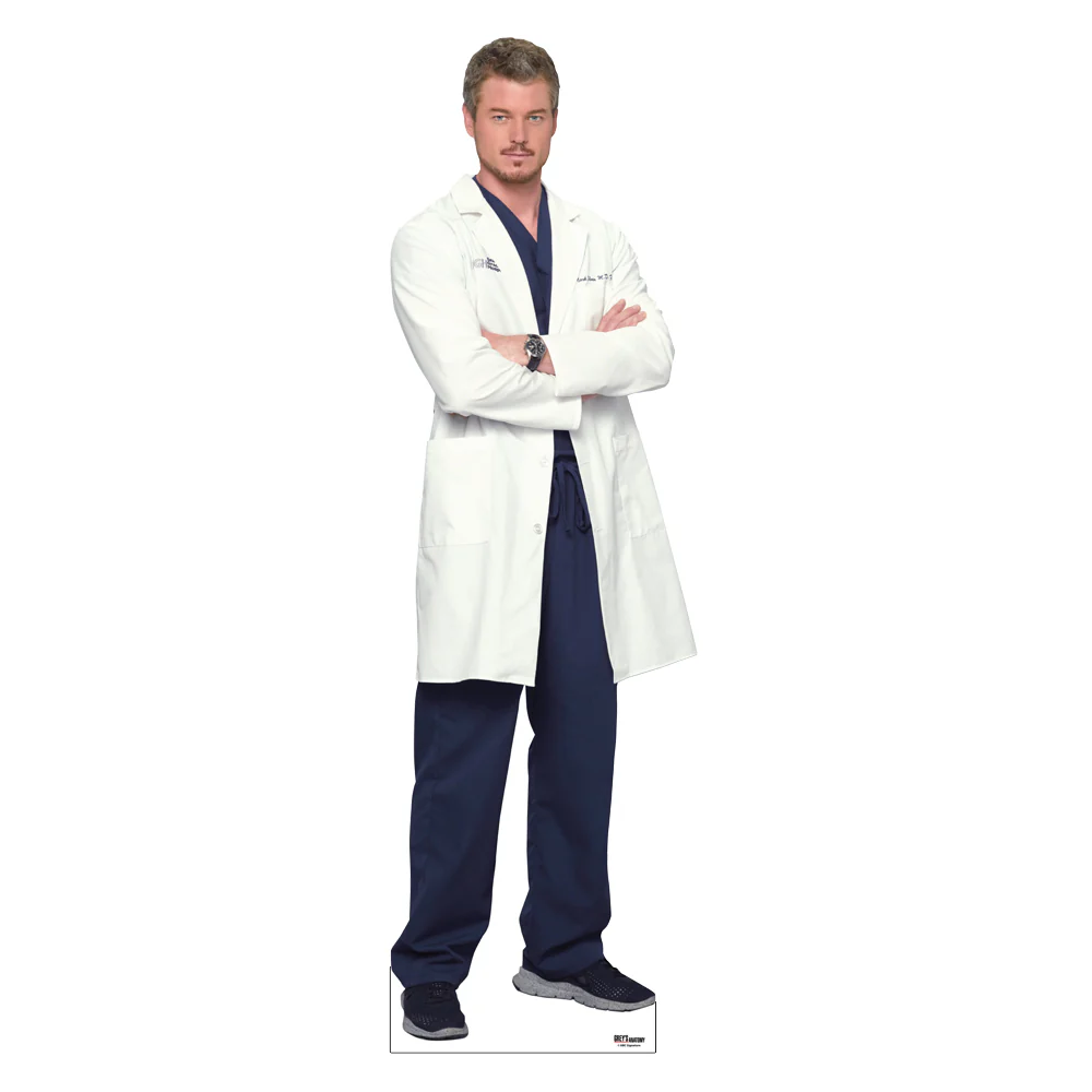 Grey's Anatomy Derek and Mark Cardboard Cutout Standees 2 Piece Bundle - Image 4