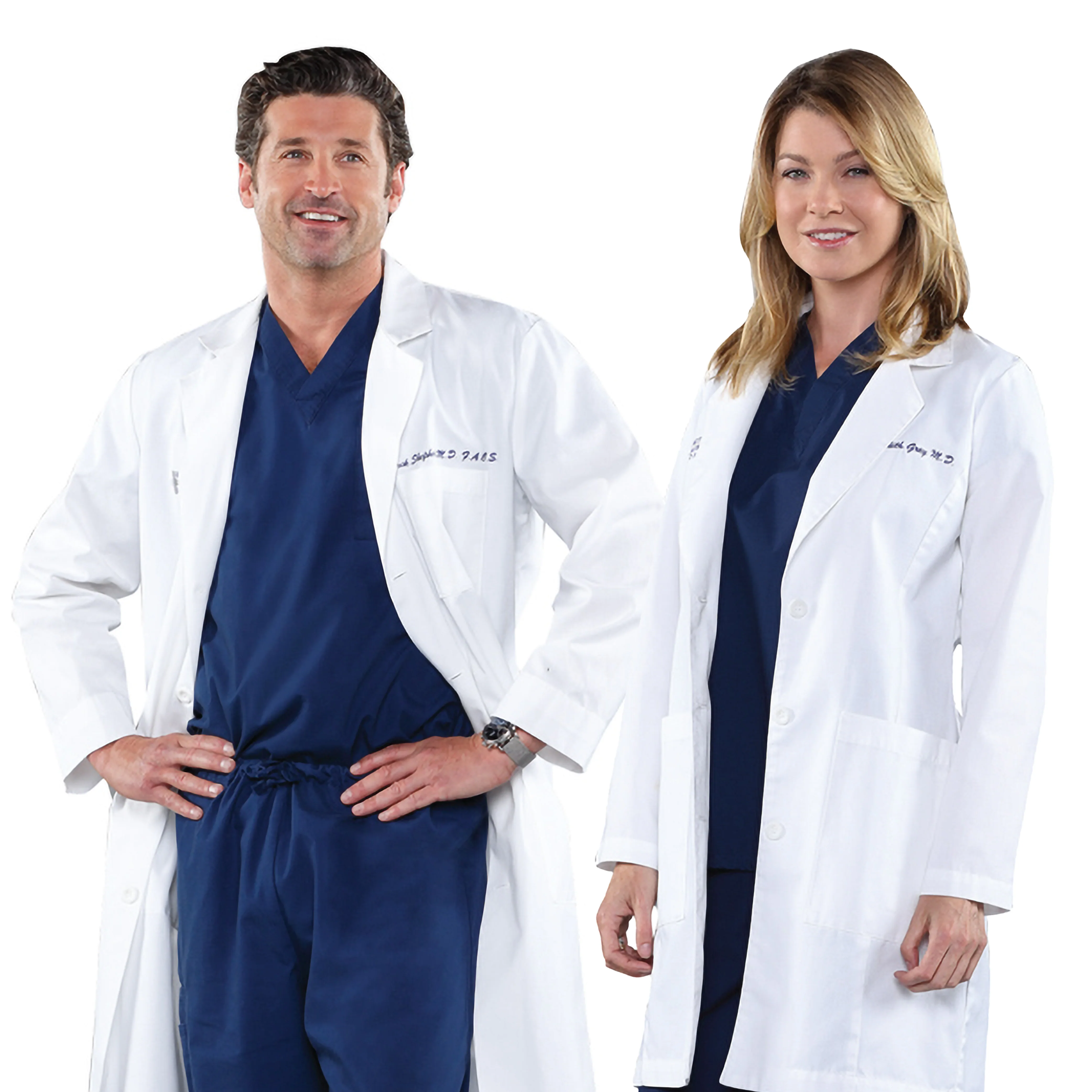 Grey's Anatomy Derek and Meredith Cardboard Cutout Standees 2 Piece Bundle - Image 2