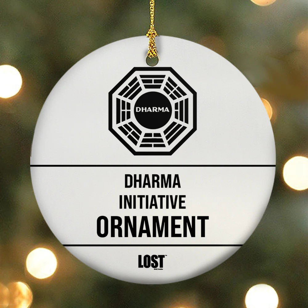 Lost Dharma Initiative Double-Sided Ornament