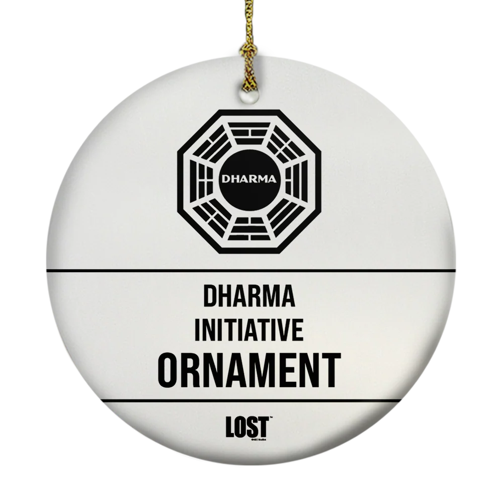 Lost Dharma Initiative Double-Sided Ornament - Image 2