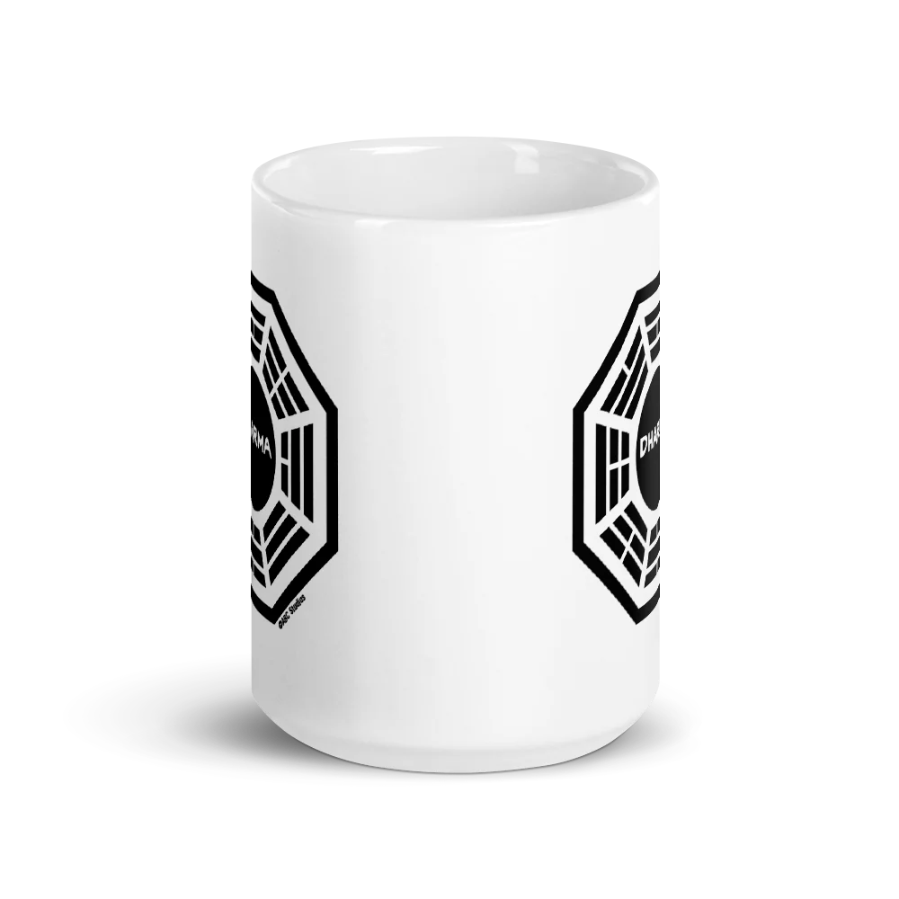 Lost Dharma Logo White Mug - Image 6