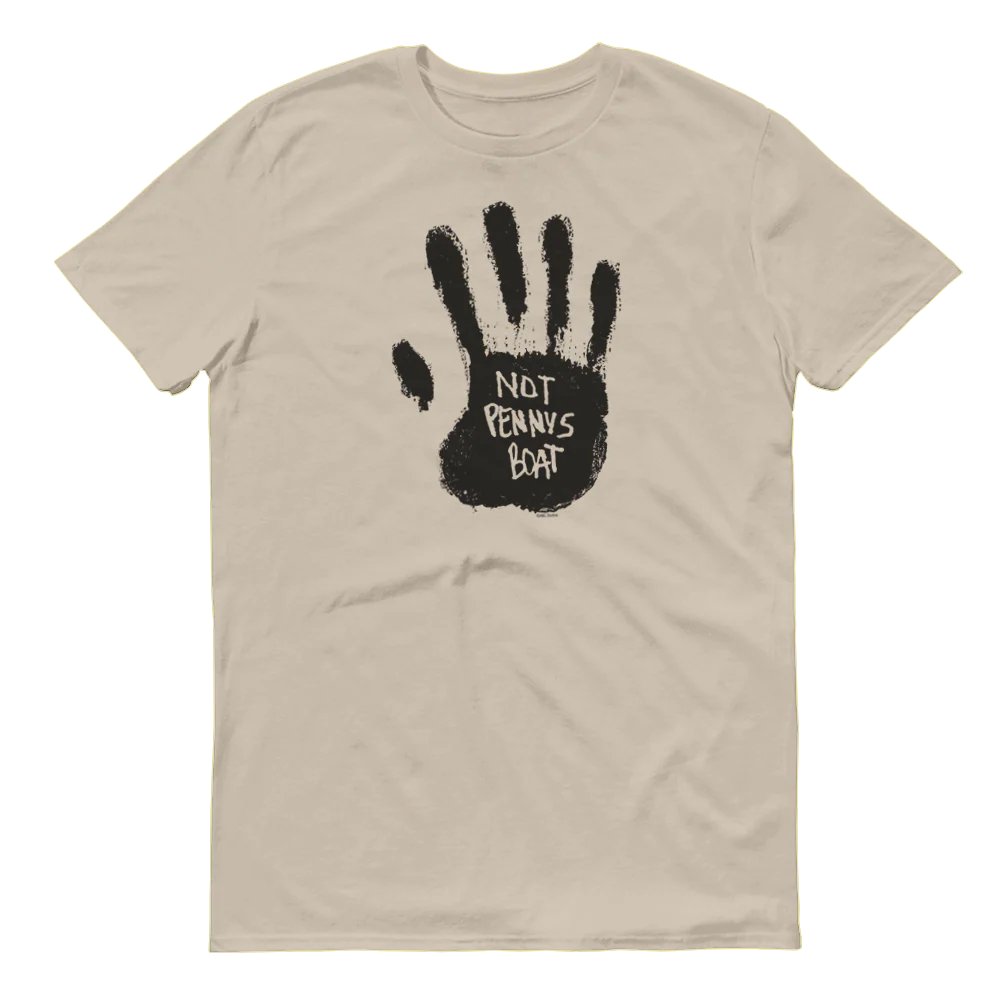 Lost Not Pennys Boat Adult Short Sleeve T-Shirt - Image 4