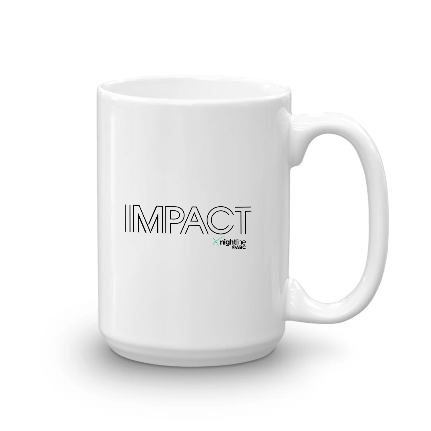 Nightline Impact Logo White Mug - Made in the USA - Image 5
