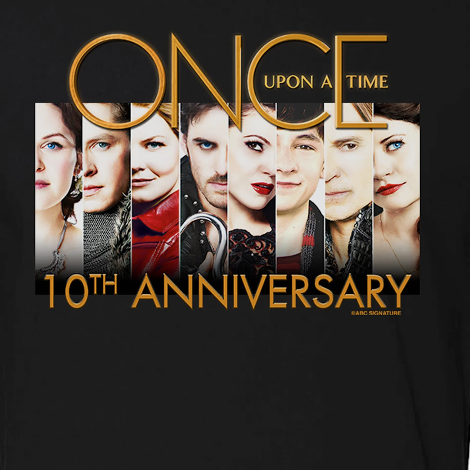 Once Upon a Time 10th Anniversary Adult Short Sleeve T-Shirt - Image 2