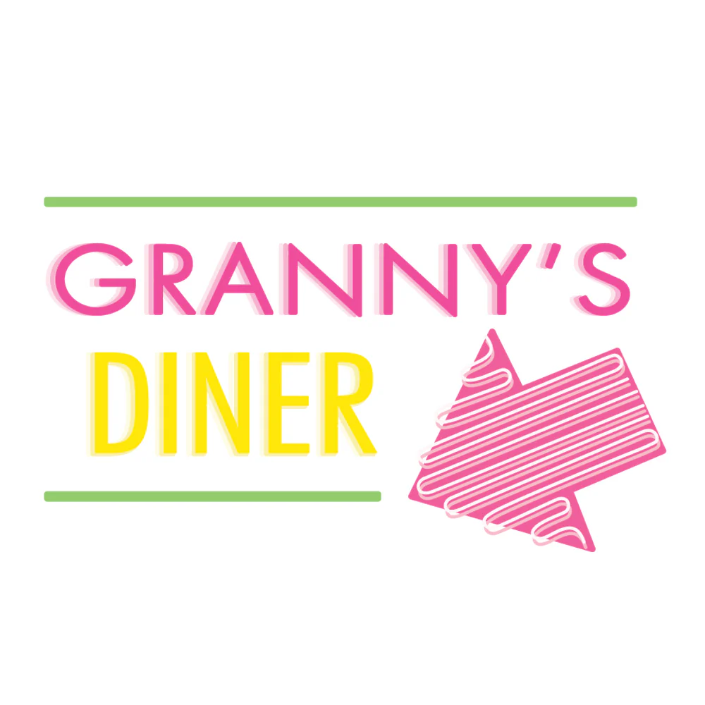 Once Upon a Time Granny's Diner Die Cut Sticker - Image 2