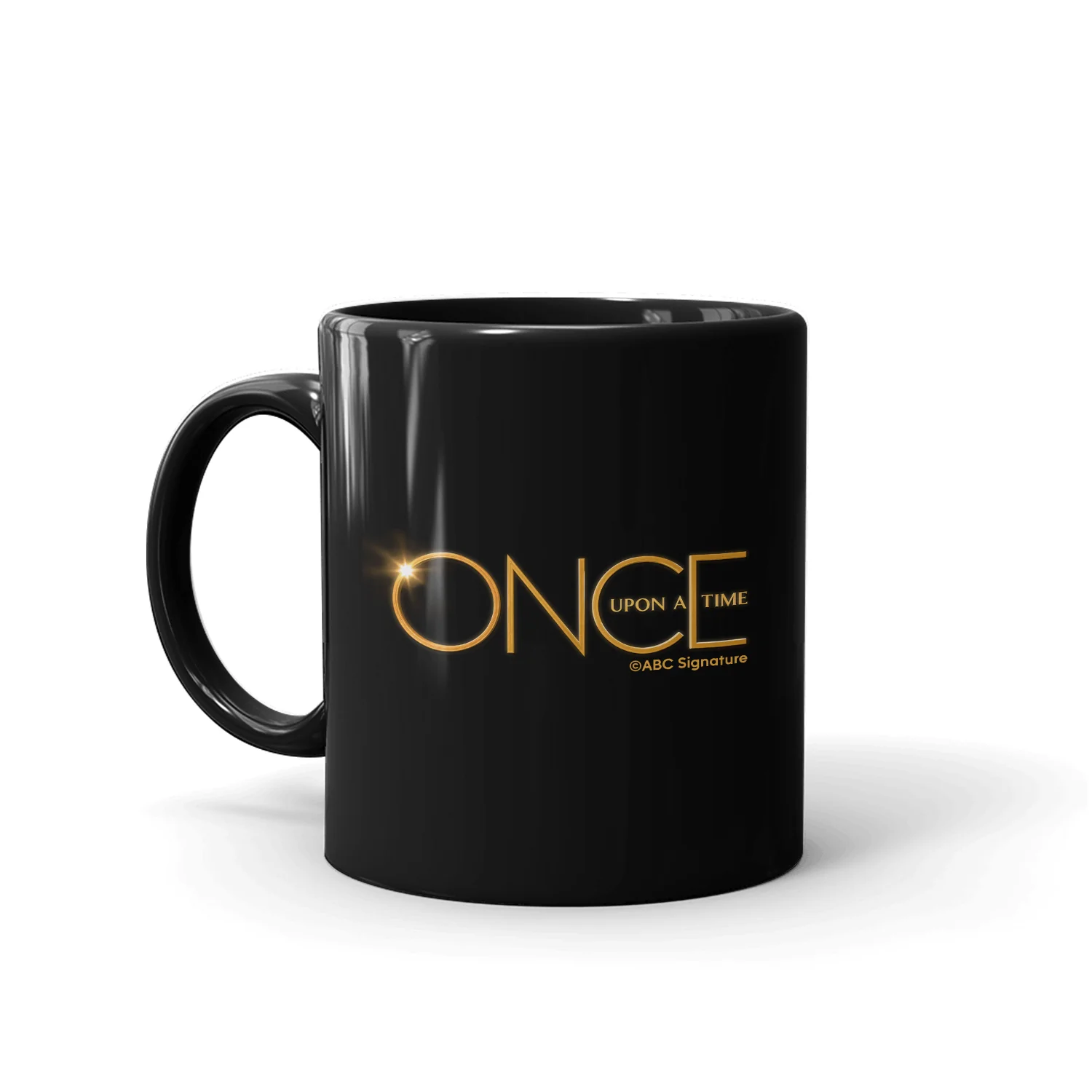 Once Upon a Time Logo Personalized Black Mug