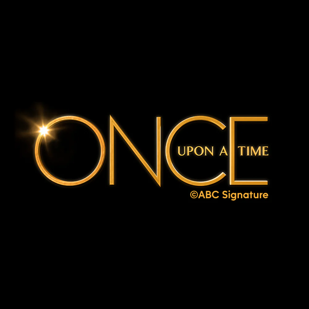Once Upon a Time Logo Personalized Black Mug - Image 3