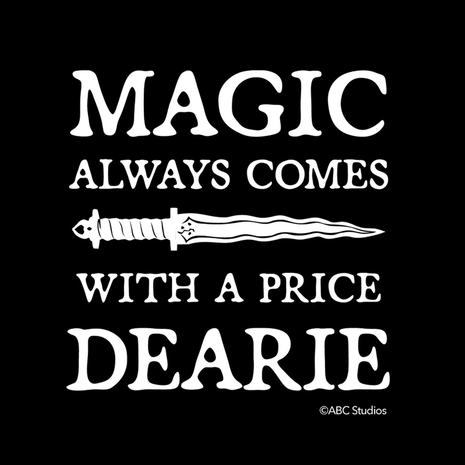 Once Upon a Time Magic Always Comes With A Price Black Mug - Image 2