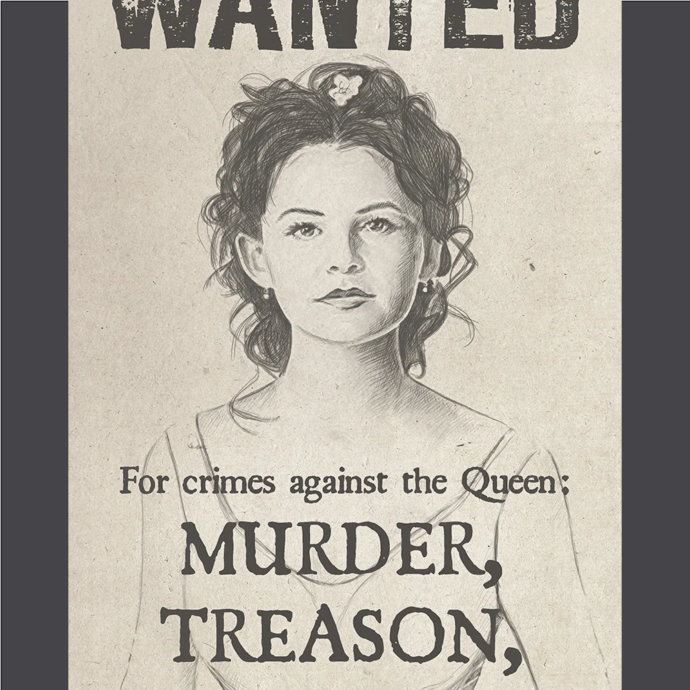 Once Upon a Time Snow Wanted Poster Adult Short Sleeve T-Shirt - Image 2