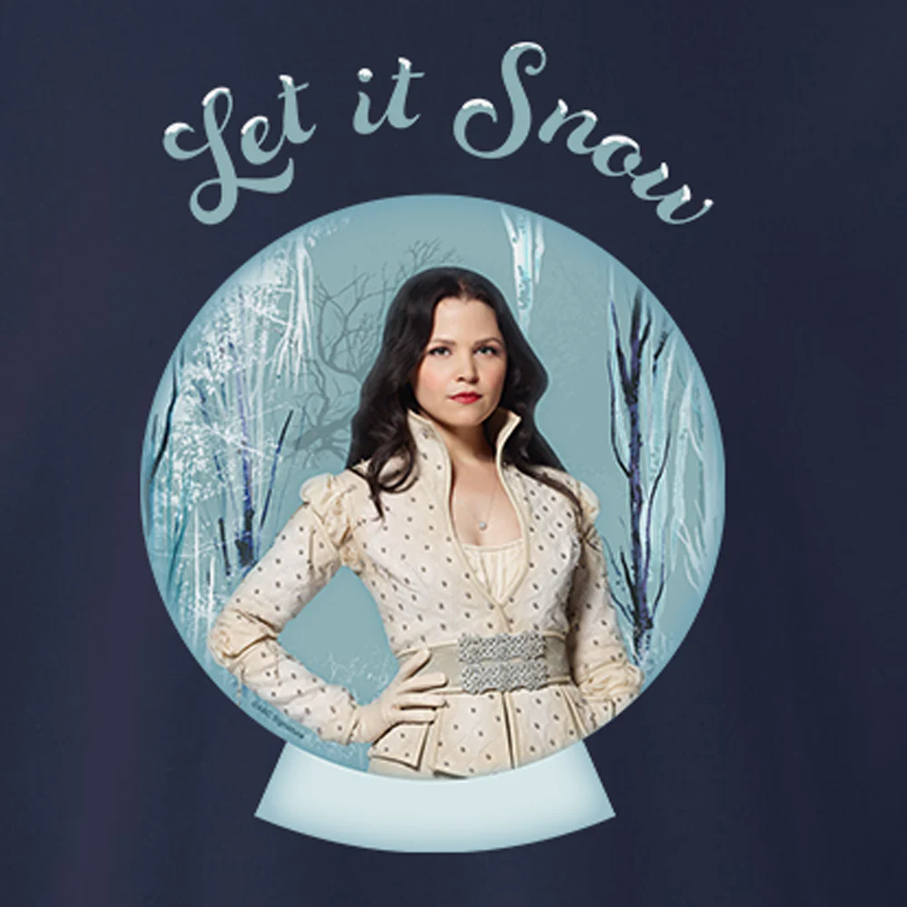 Once Upon a Time Snow White Let It Snow Fleece Crewneck Sweatshirt - Image 2
