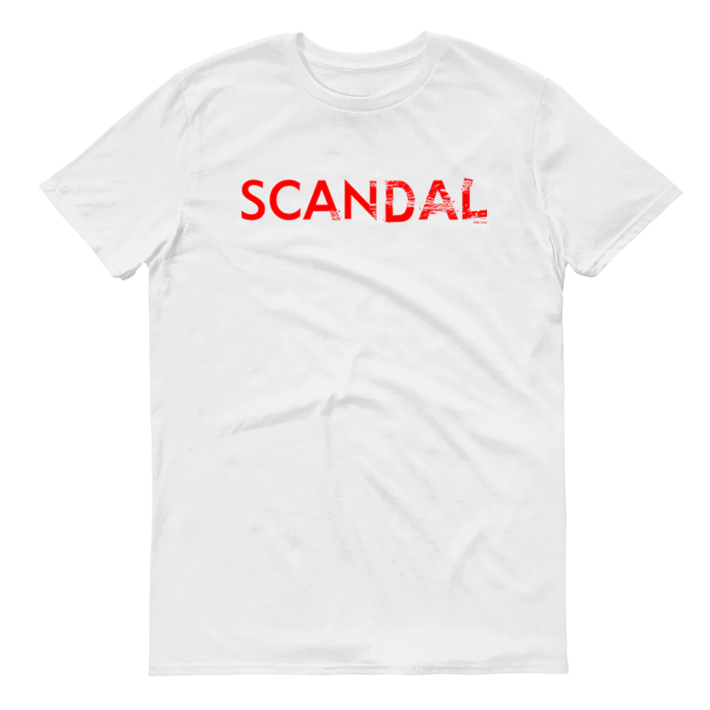 Scandal Logo Adult Short Sleeve T-Shirt - Image 3