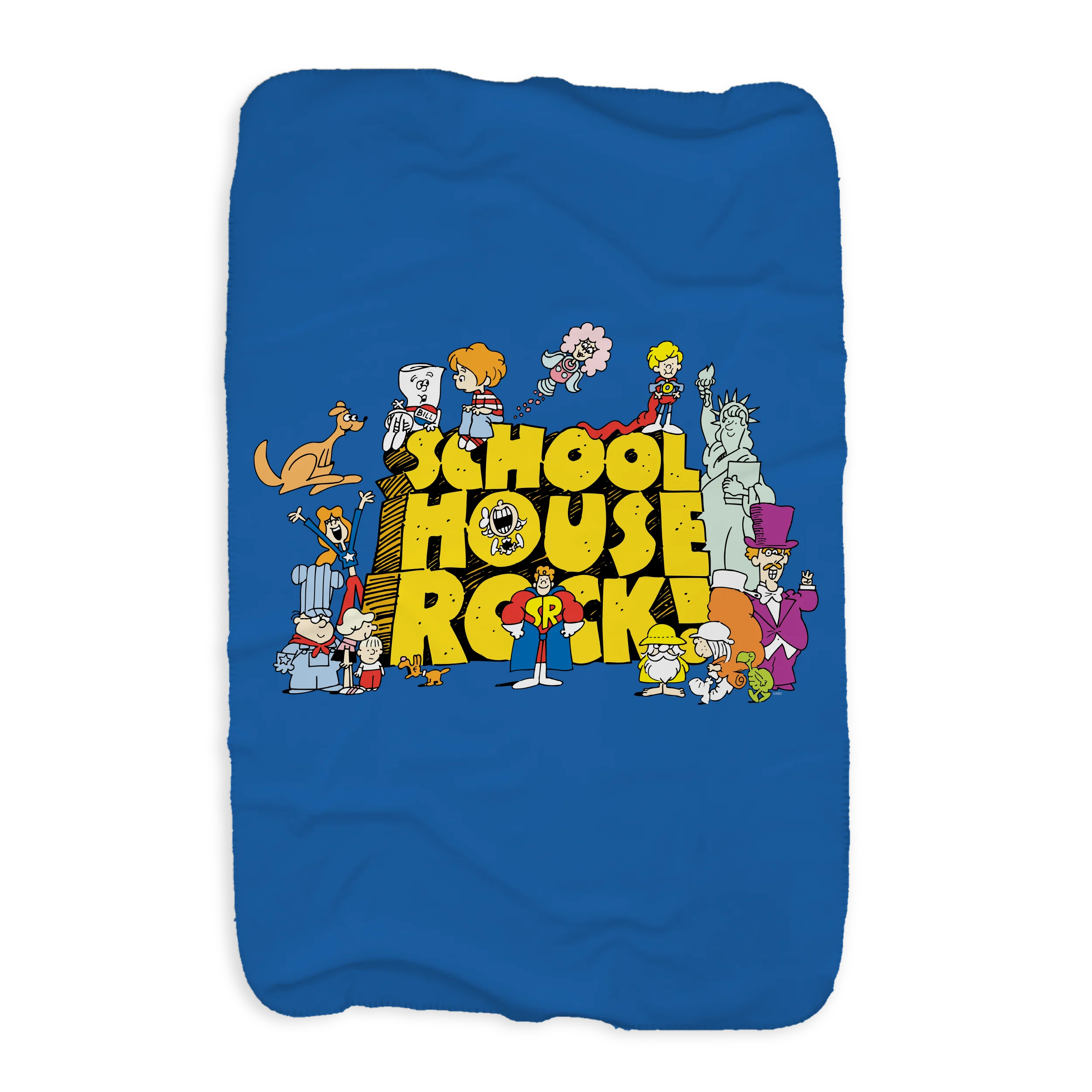 Schoolhouse Rock! Character Logo Sherpa Blanket - Image 3