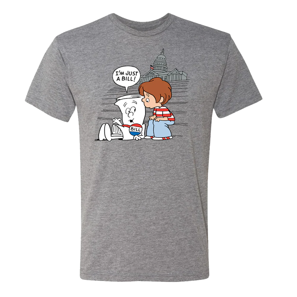 Schoolhouse Rock! I'm Just A Bill Adult Tri-Blend T-Shirt - Image 3