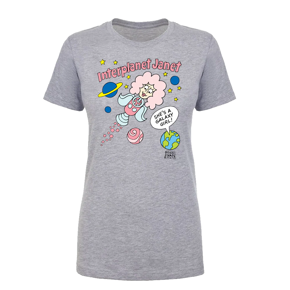 Schoolhouse Rock! Interplanet Janet Women's Short Sleeve T-Shirt - Image 5