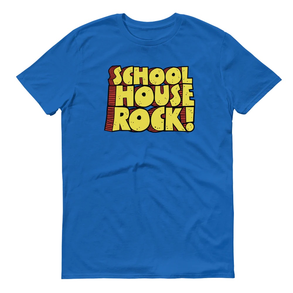 Schoolhouse Rock! Logo Adult Short Sleeve T-Shirt