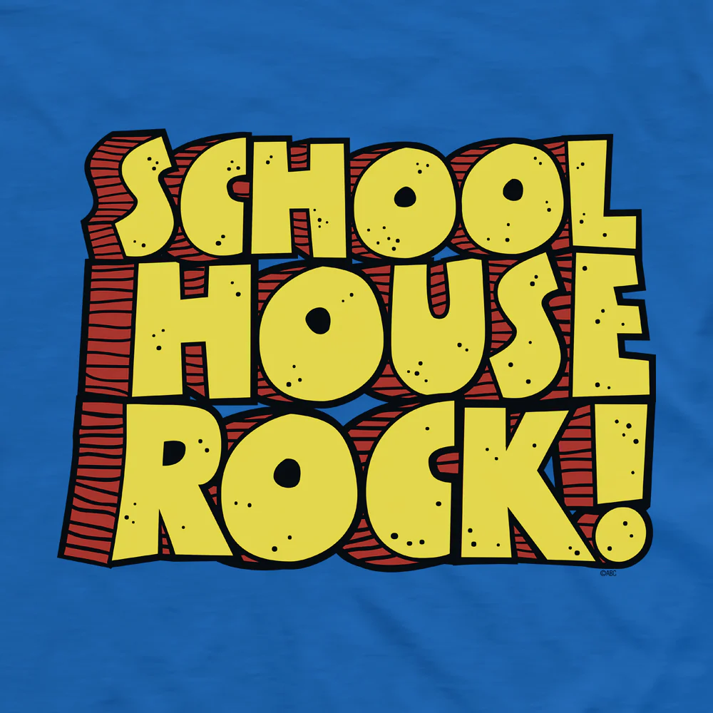 Schoolhouse Rock! Logo Adult Short Sleeve T-Shirt - Image 2