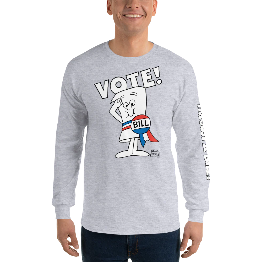 Schoolhouse Rock! Vote Adult Long Sleeve T-Shirt