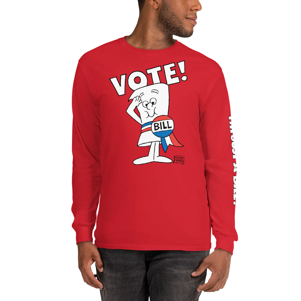 Schoolhouse Rock! Vote Adult Long Sleeve T-Shirt - Image 4