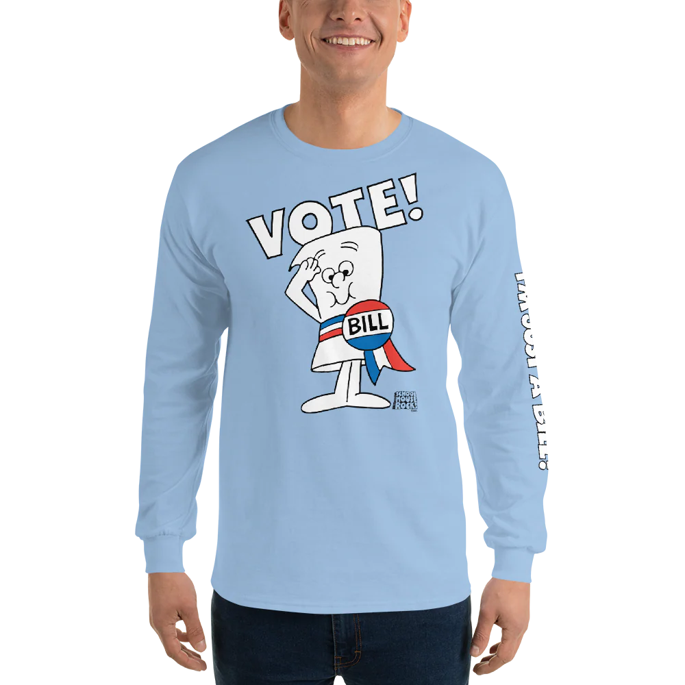 Schoolhouse Rock! Vote Adult Long Sleeve T-Shirt - Image 6