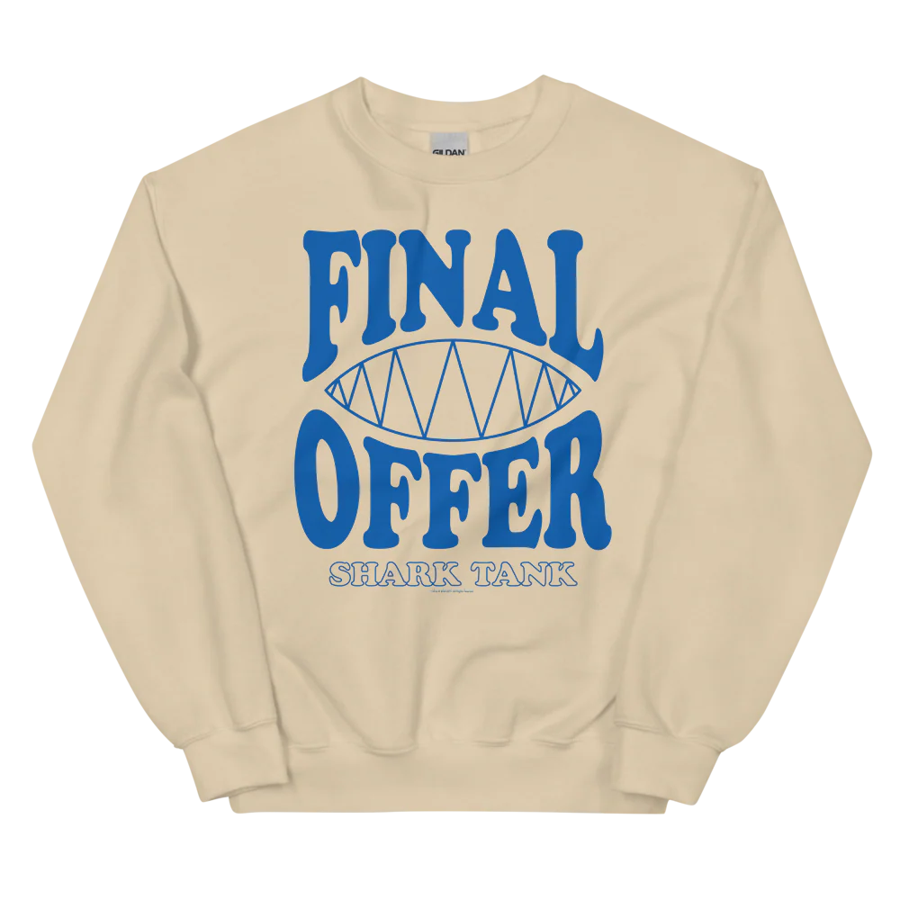 Shark Tank Final Offer Crewneck Sweatshirt
