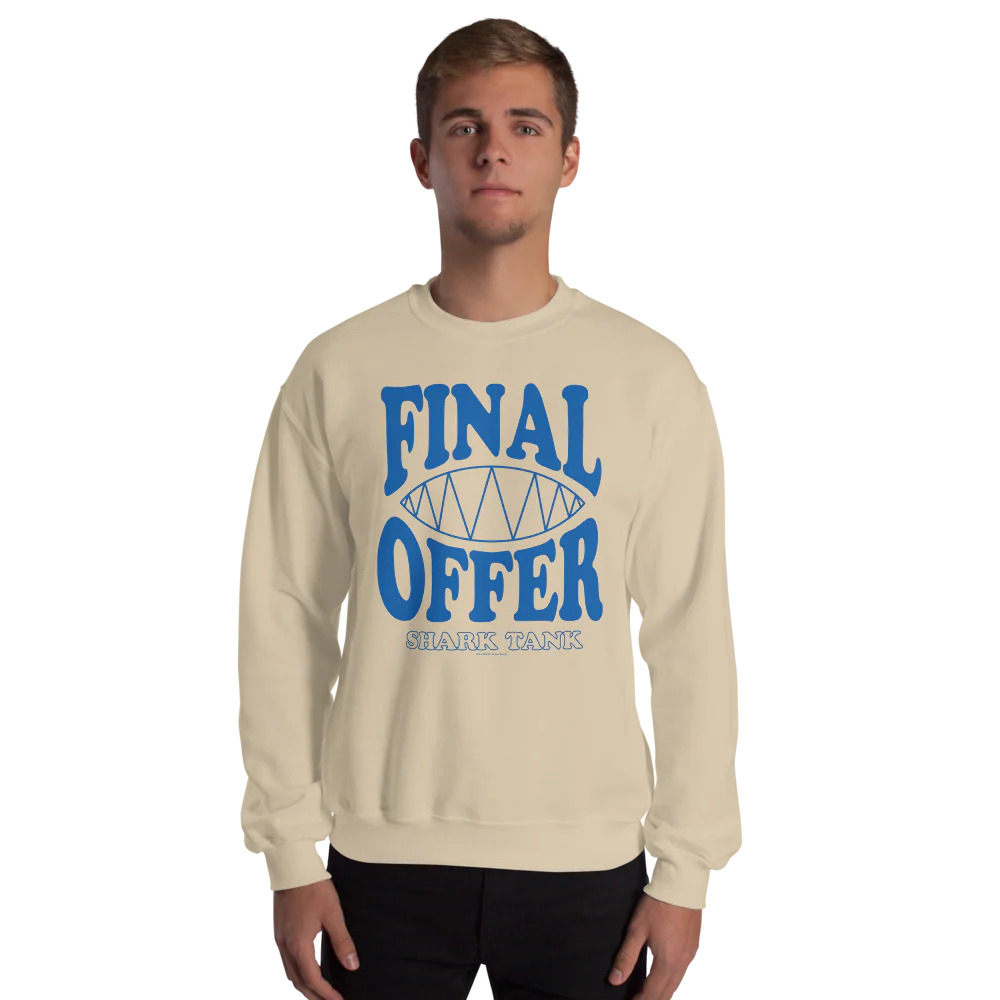 Shark Tank Final Offer Crewneck Sweatshirt - Image 3