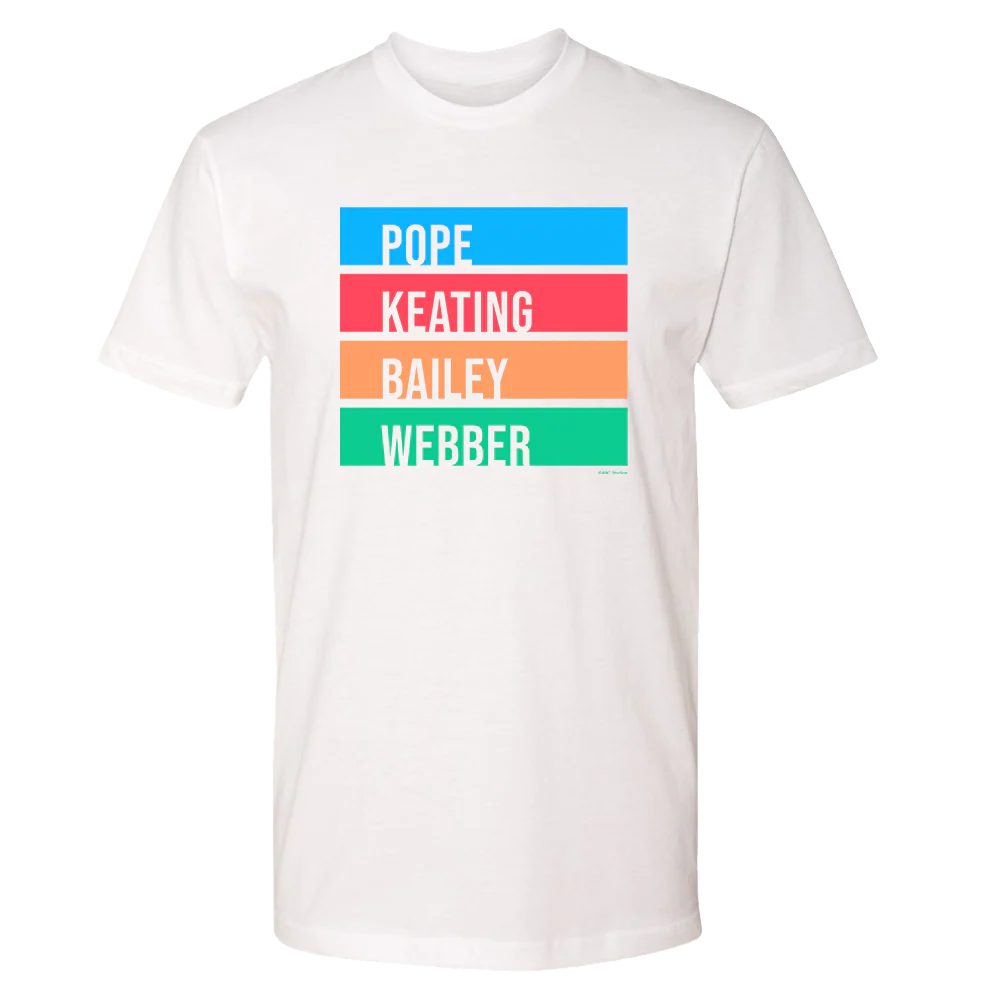 TGIT Black Leads Color Block Adult Short Sleeve T-Shirt - Image 3