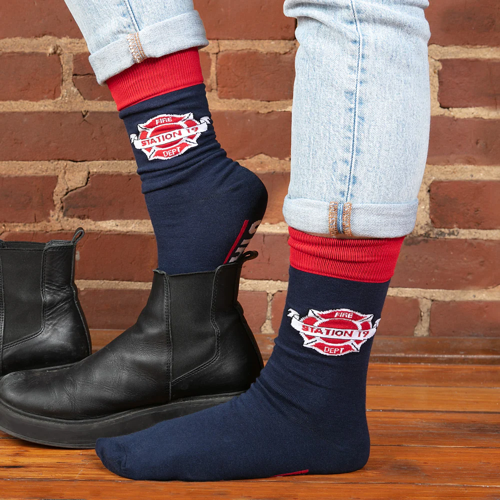 Station 19 Firehouse Badge Socks - Image 10