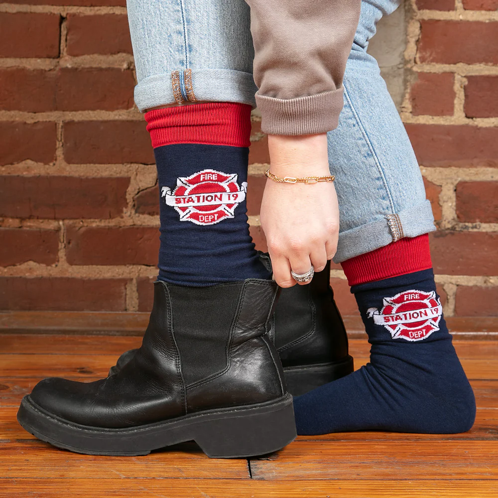 Station 19 Firehouse Badge Socks - Image 11